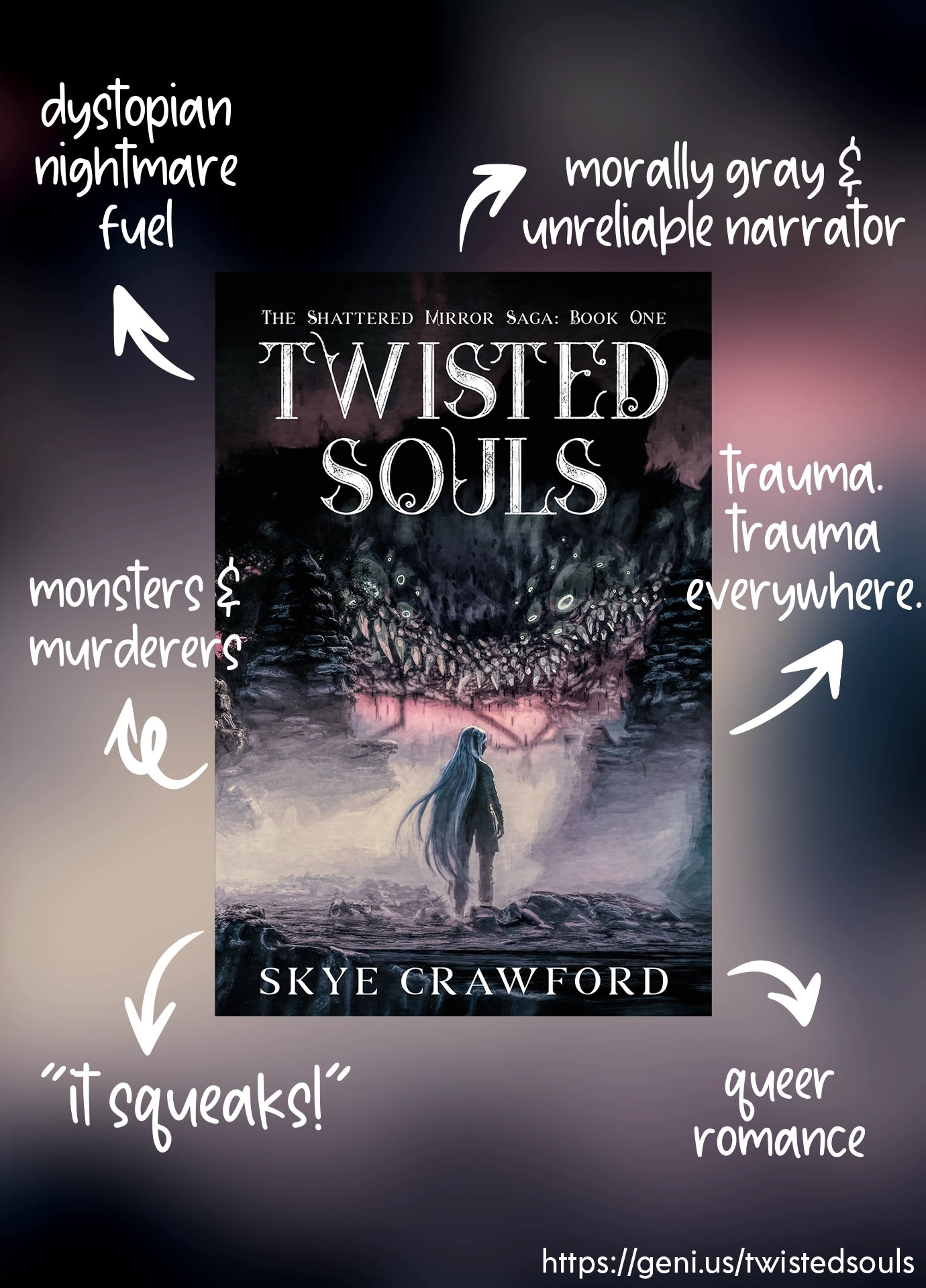 Twisted Souls - Book 1 of The Shattered Mirror Saga by Skye Crawford
